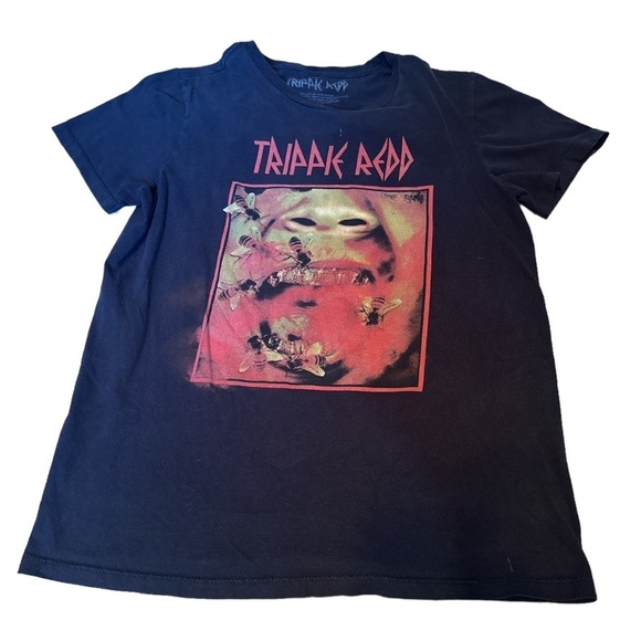 Trippie red graphic t-shirt men’s small black band tee rap hip hop alternative - Picture 1 of 5